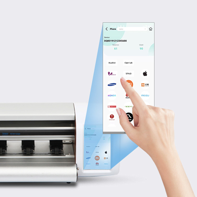 เครื่องตัดกระจกกันรอยมือถือหน้าจอนิรภัยแบบพกพาพร้อม Wifi A148