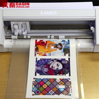 3D Commercial Phone Back Sticker เครื่องตัดผิวหนังมือถือและเครื่องพิมพ์ออนไลน์