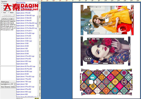 Daqin Custom Die Cut เครื่องสติกเกอร์ไวนิล Beauty Master Software สำหรับการตัด