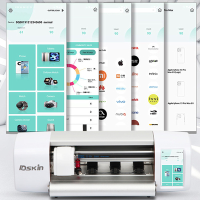 Daqin SGS Wireless Back Cover ไวนิล Decal Maker เครื่องตัดเครื่องพิมพ์พร้อมจอแสดงผล LCD