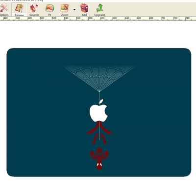 3D Daqin Paper Sticker Laptop Skin Making Machine เครื่องเคลือบบัตรสำหรับ Macbook Pro
