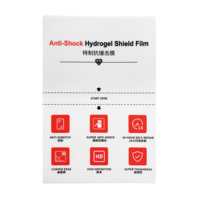 ตัวป้องกันหน้าจอ TPH TPU Hydrogel Blu Ray ที่มีความเหนียวเป็นพิเศษ