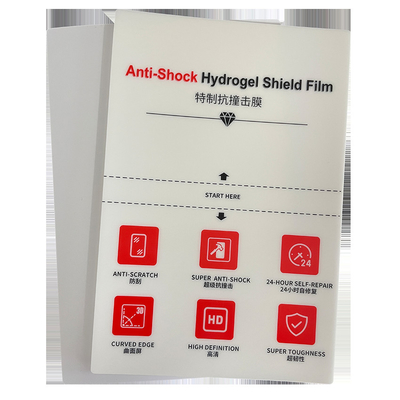 โทรศัพท์มือถือกลับ TPU Hydrogel ฟิล์มกันรอยหน้าจอเครื่องออกแบบผิวมือถือ