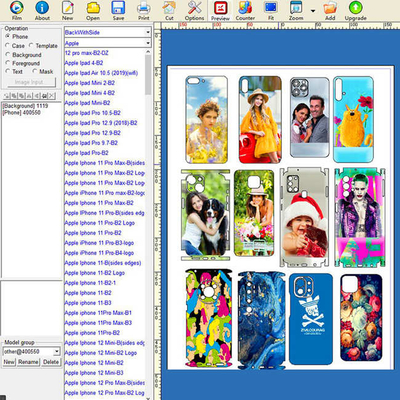 Daqin Custom Skin Software เครื่องตัดสติกเกอร์สำหรับเครื่องตัดสติกเกอร์มือถือ