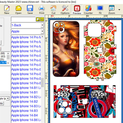 PET Daqin 3d Mobile Skin Cutter พร้อมซอฟต์แวร์และฮาร์ดแวร์