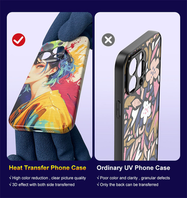 เครื่องพิมพ์ชุดมือถือ DIY เครื่องพิมพ์ชุดมือถือ Custom Sublimation For Iphone 15 13 12 Pro Max