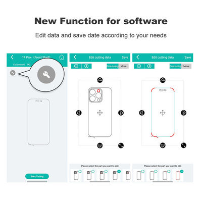 Daqin IDSKIN เครื่องตัดเครื่องป้องกันจอสมาร์ทโฟน 20 นิ้ว ใช้สําหรับจอโทรศัพท์และกระจกหลัง