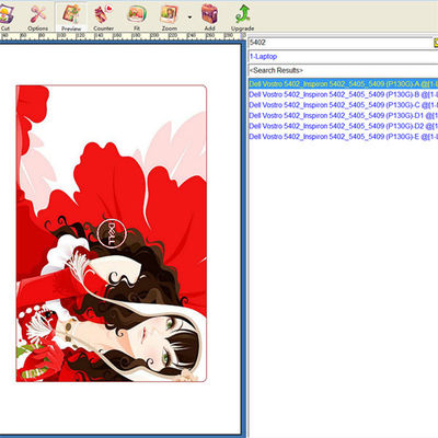 เครื่องทำสกินแล็ปท็อปพร้อมแม่แบบแล็ปท็อปและไม่จำกัดการตัด รองรับการออกแบบสกินแล็ปท็อปสร้างสรรค์