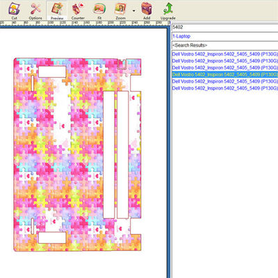 เครื่องทำสกินแล็ปท็อปพร้อมแม่แบบแล็ปท็อปและไม่จำกัดการตัด รองรับการออกแบบสกินแล็ปท็อปสร้างสรรค์
