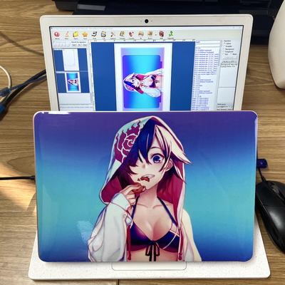 พลอตเตอร์เครื่องตัด Graphtec ที่ควบคุมด้วยคอมพิวเตอร์และซอฟต์แวร์การออกแบบผิว